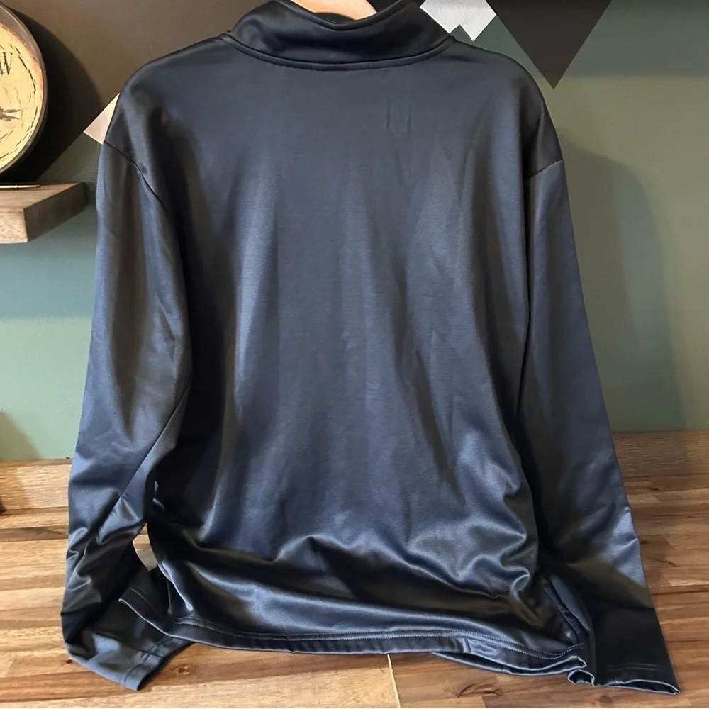 Dunbrooke Denver Broncos Mens L Pullover Quarter Zip Jacket NFL Game Sportswear